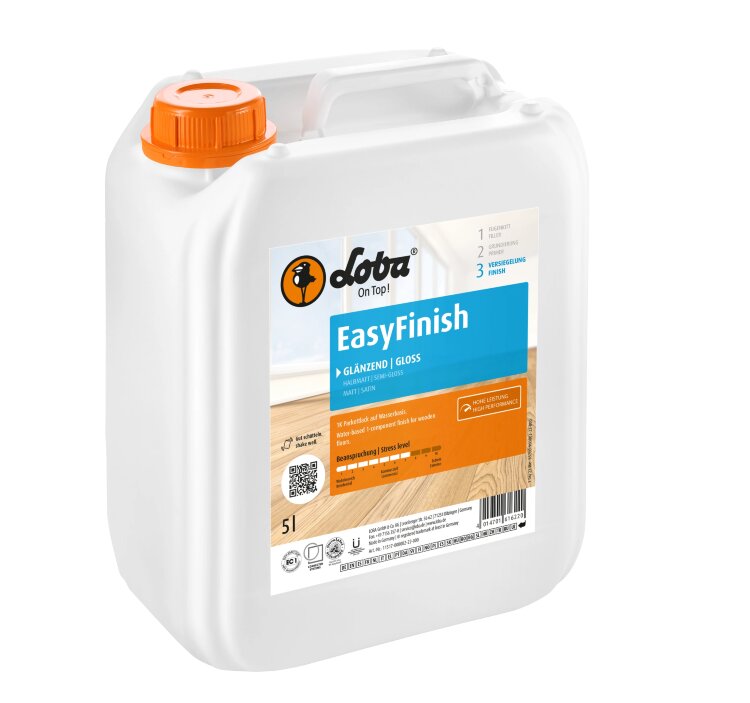 LOBA EasyFinish глянцевый паркетный лак 5 л LOBA EasyFinish глянцевый паркетный лак 5 л