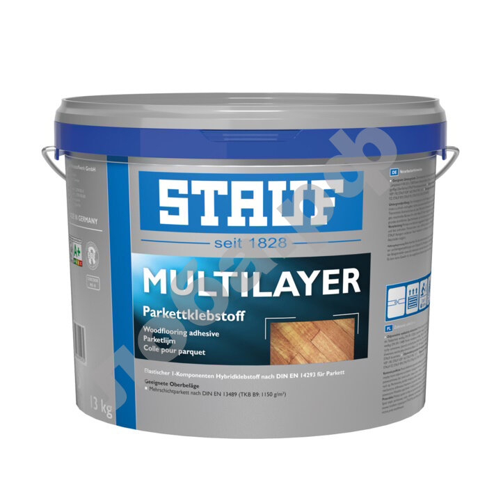 STAUF Multilayer эластичный паркетный клей 6 кг 3 шт