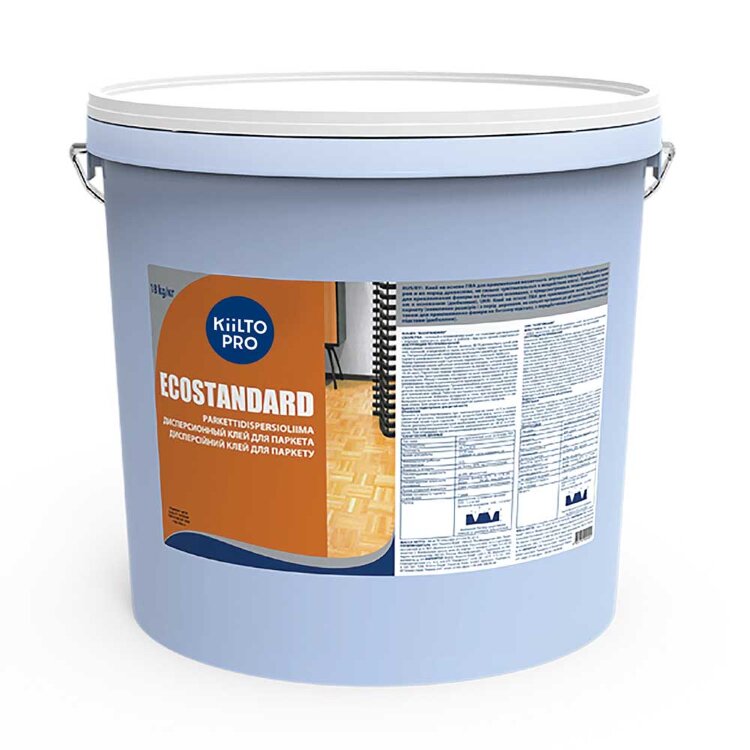 Дисперсионный клей для паркета Kiilto EcoStandard 18 кг